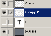 3D Letter Text: Photoshop