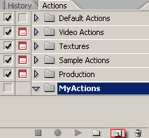 New Document Action Preset