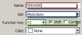 New Document Action Preset