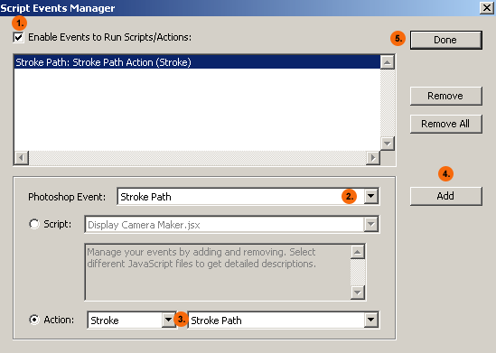 Script Events Manager - Auto Stroke Paths