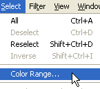 Enhance Colors using Color Range Command