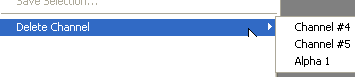 Channels in ImageReady