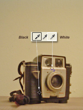 Color Balance with Levels Command