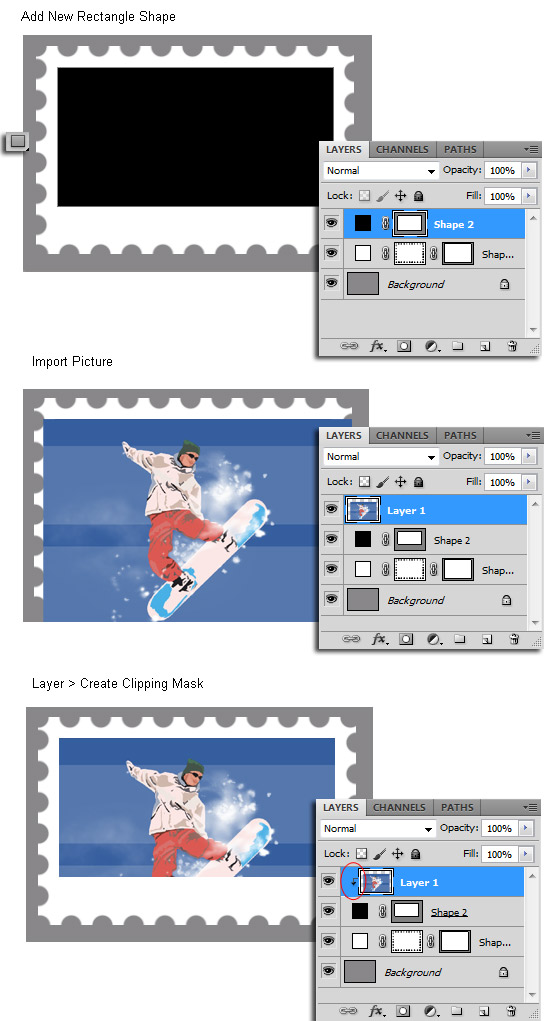 Stamp Effect
