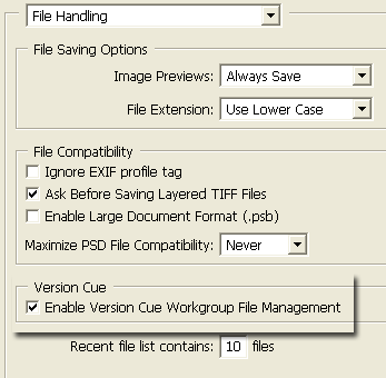 Version Cue Project (File Versioning/Management)