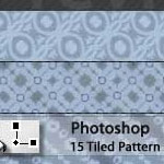 15 Blue Tiled Pattern Pack for Photoshop