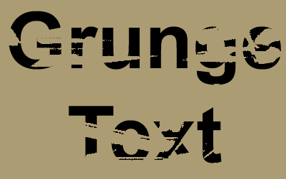 Grunge Edge Text