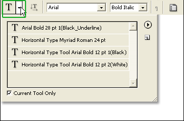Text Style Presets with the Preset Manager